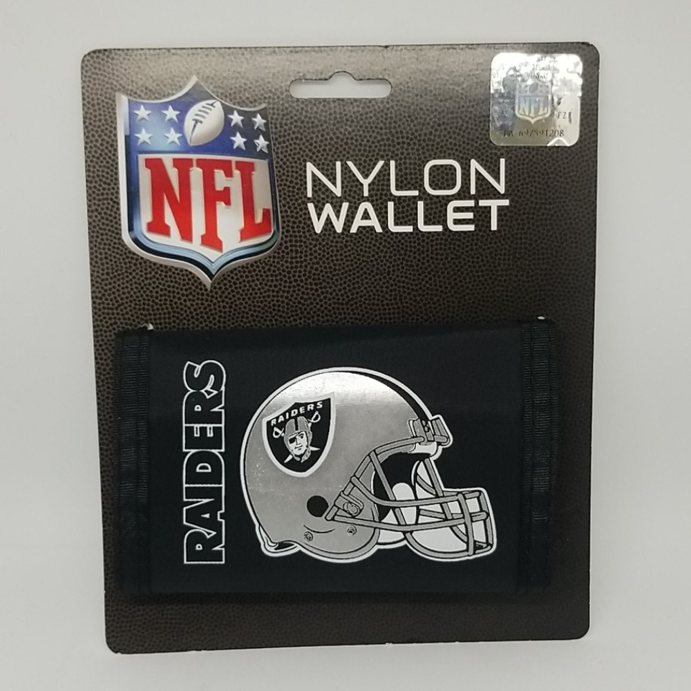 Raiders Nylon Trifold Wallet